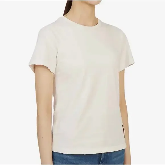 NWOT Golden Goose Distressed Embroidered Logo Patch Crewneck T-Shirt Size Medium - Picture 3 of 16